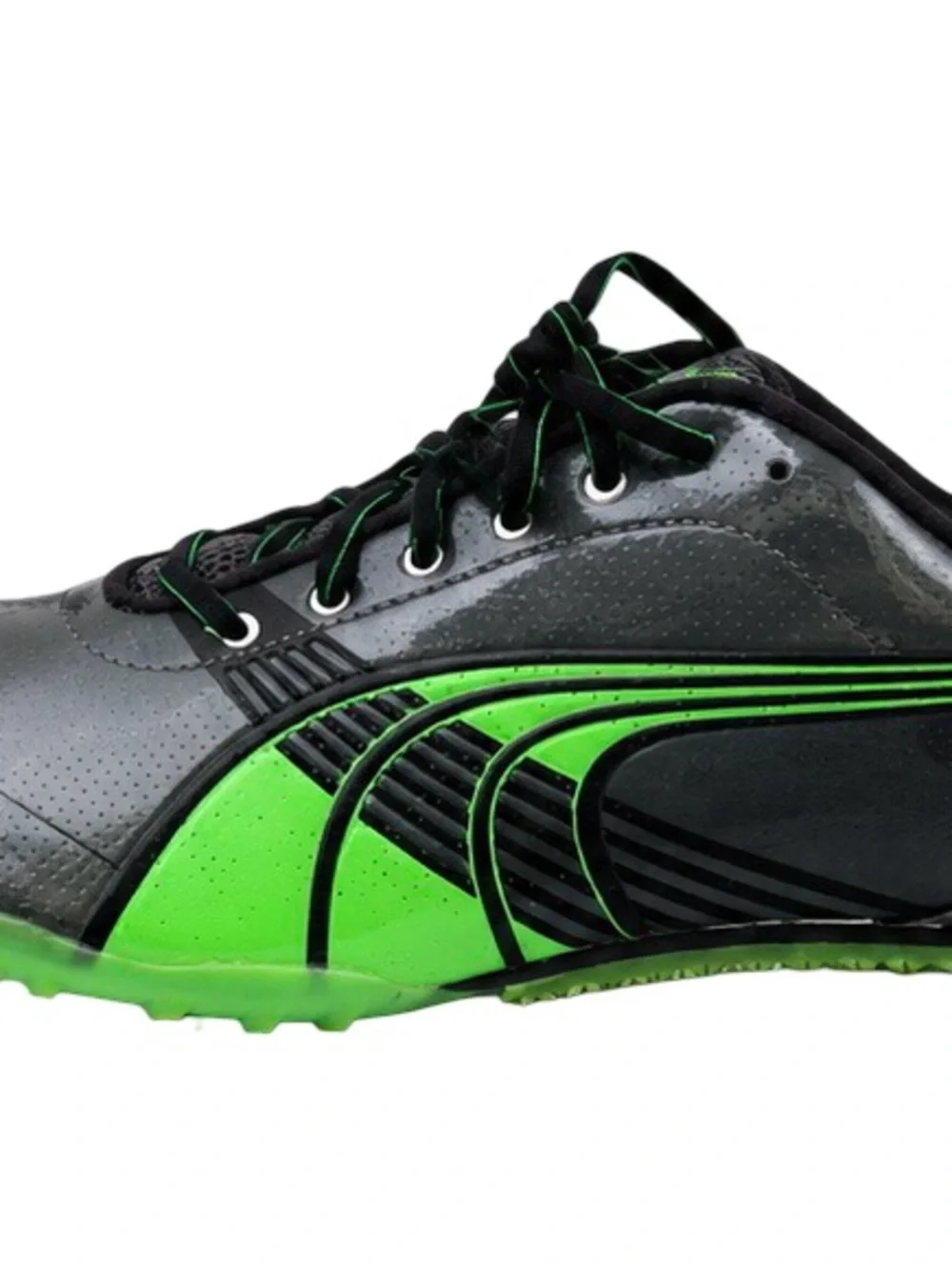 Puma Complete TFX Sprint 3 Track Spikes RARE Size  15 Black Green 185198-06 NIB